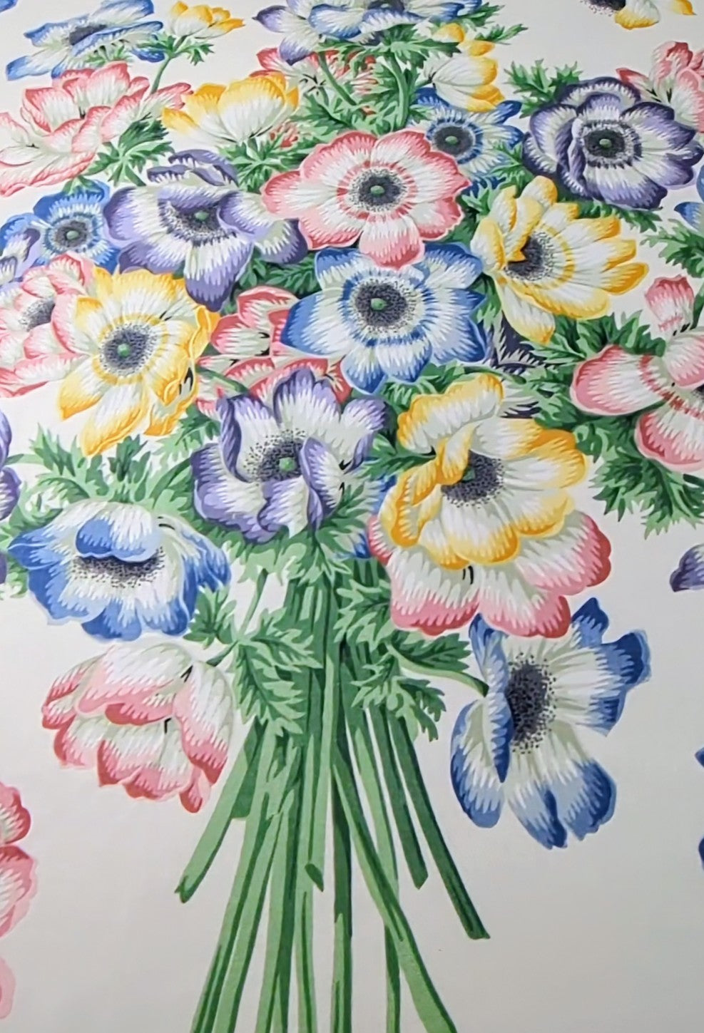 Vintage Anemone Bouquet - REDUCED