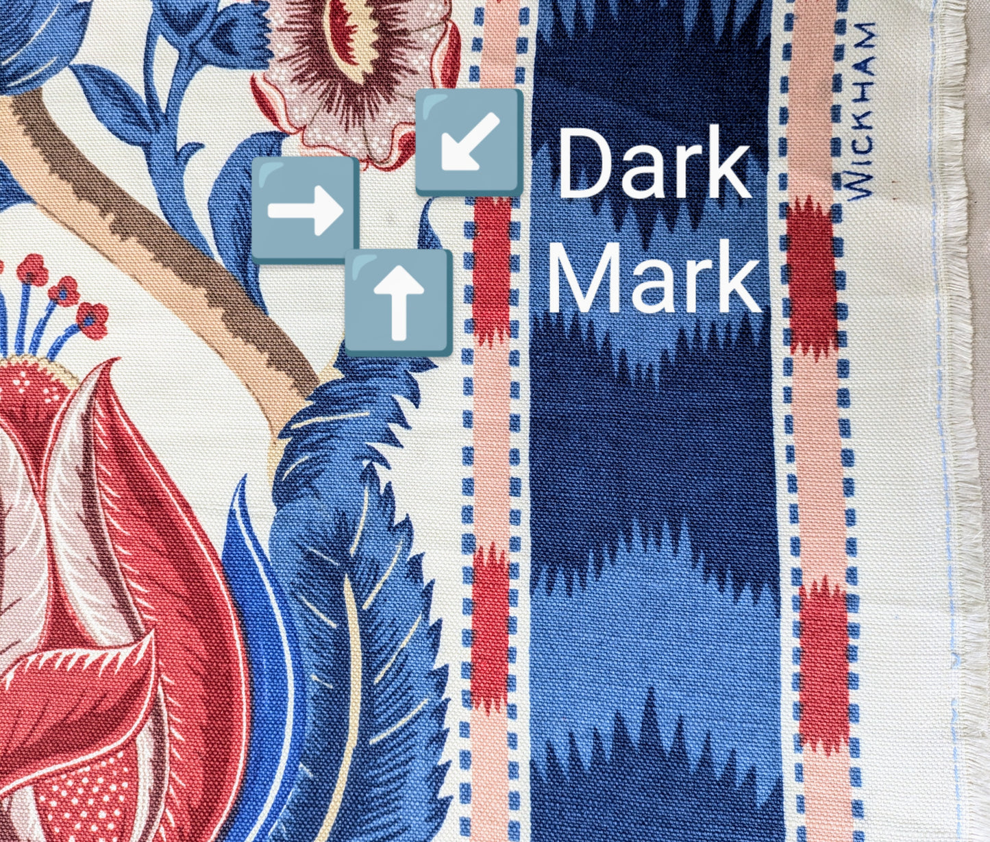 Rare, Brunschwig & Fils Wickham Stripe - 5.4 metre Remnant