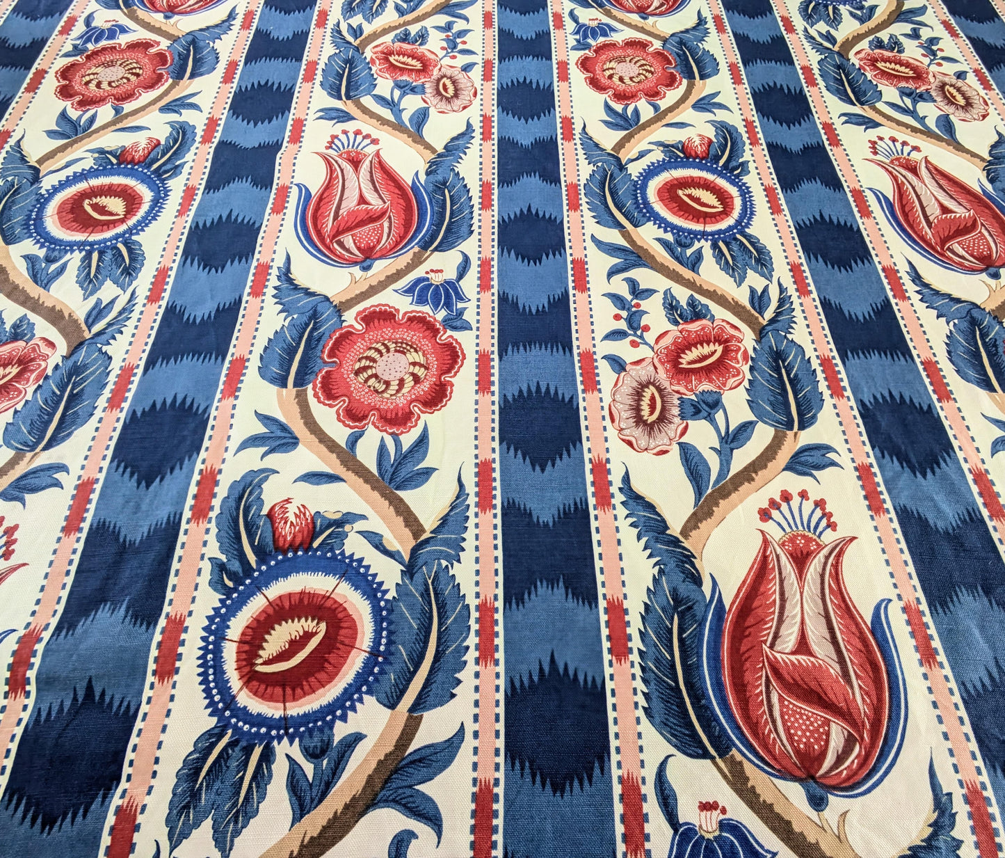 Rare, Brunschwig & Fils Wickham Stripe - 5.4 metre Remnant