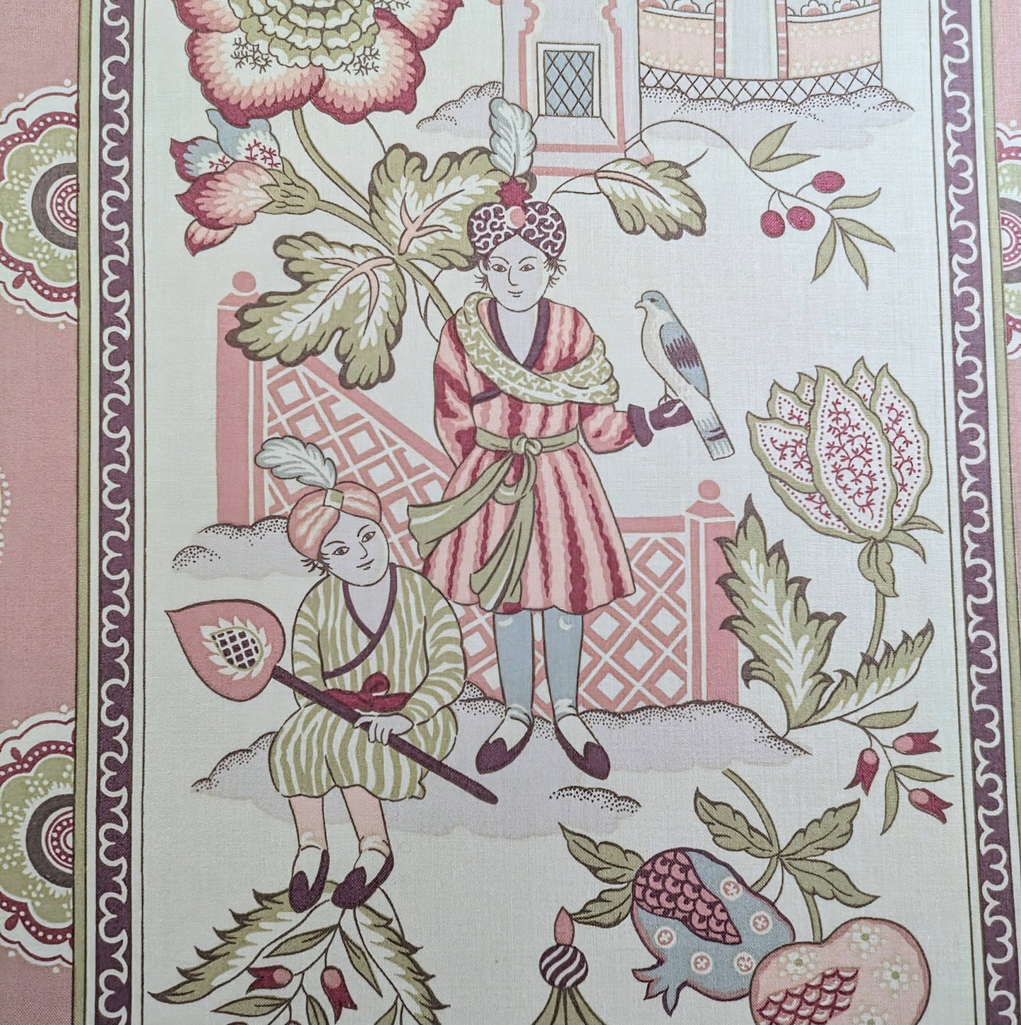 Vintage & Rare Indian Themed Fabric from 1990s - 1.1m Remnant