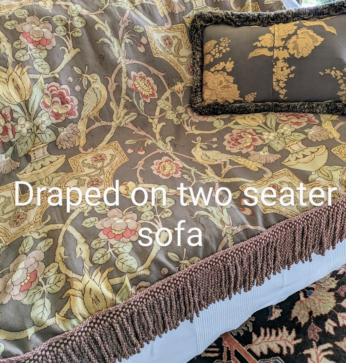 Bird Garden - A Luxurious Sofa/Bed Throw