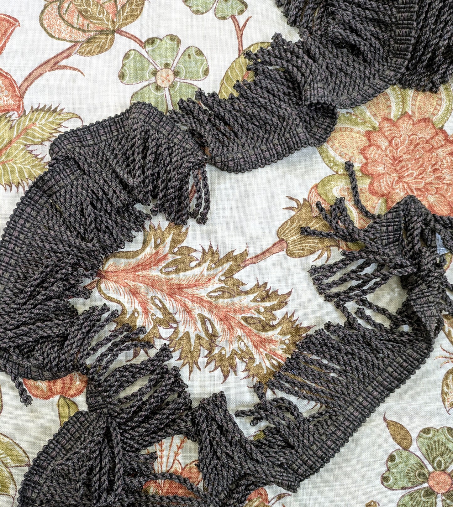 Dark Brown Bullion Fringe