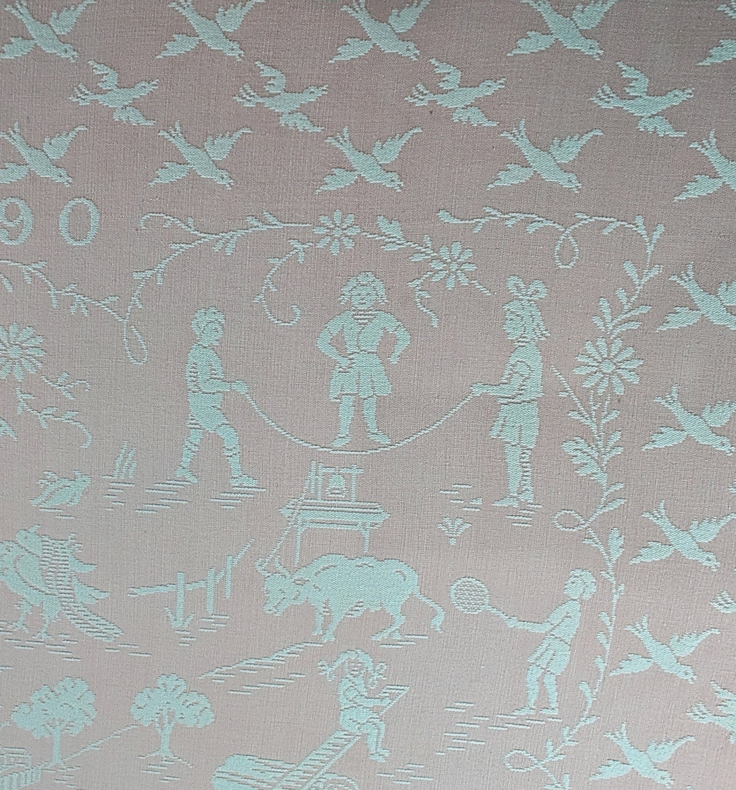 Vintage Childs Pink Nursery Blanket