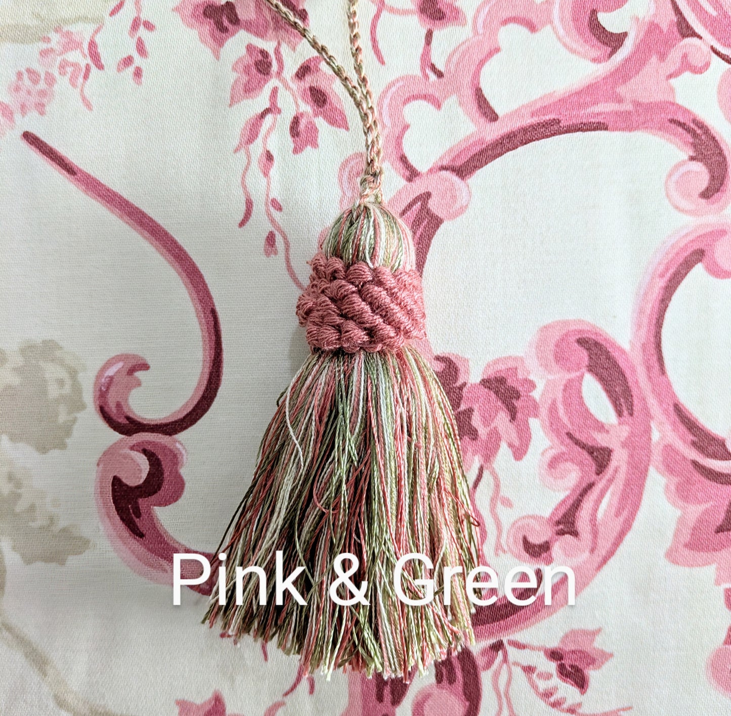 Pink & Plum Cushion Tassels, Key Tassels, Decorative Tassels