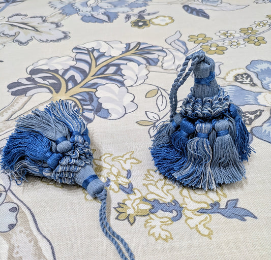 Blue Ottoman Key Tassel / Decorative Tassel