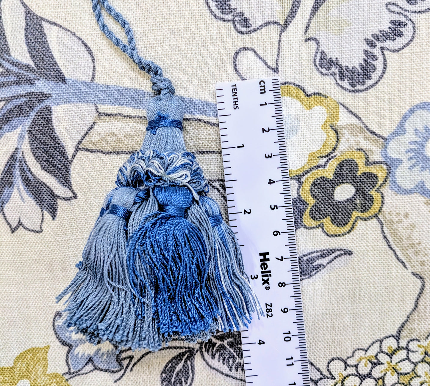 Blue Ottoman Key Tassel / Decorative Tassel