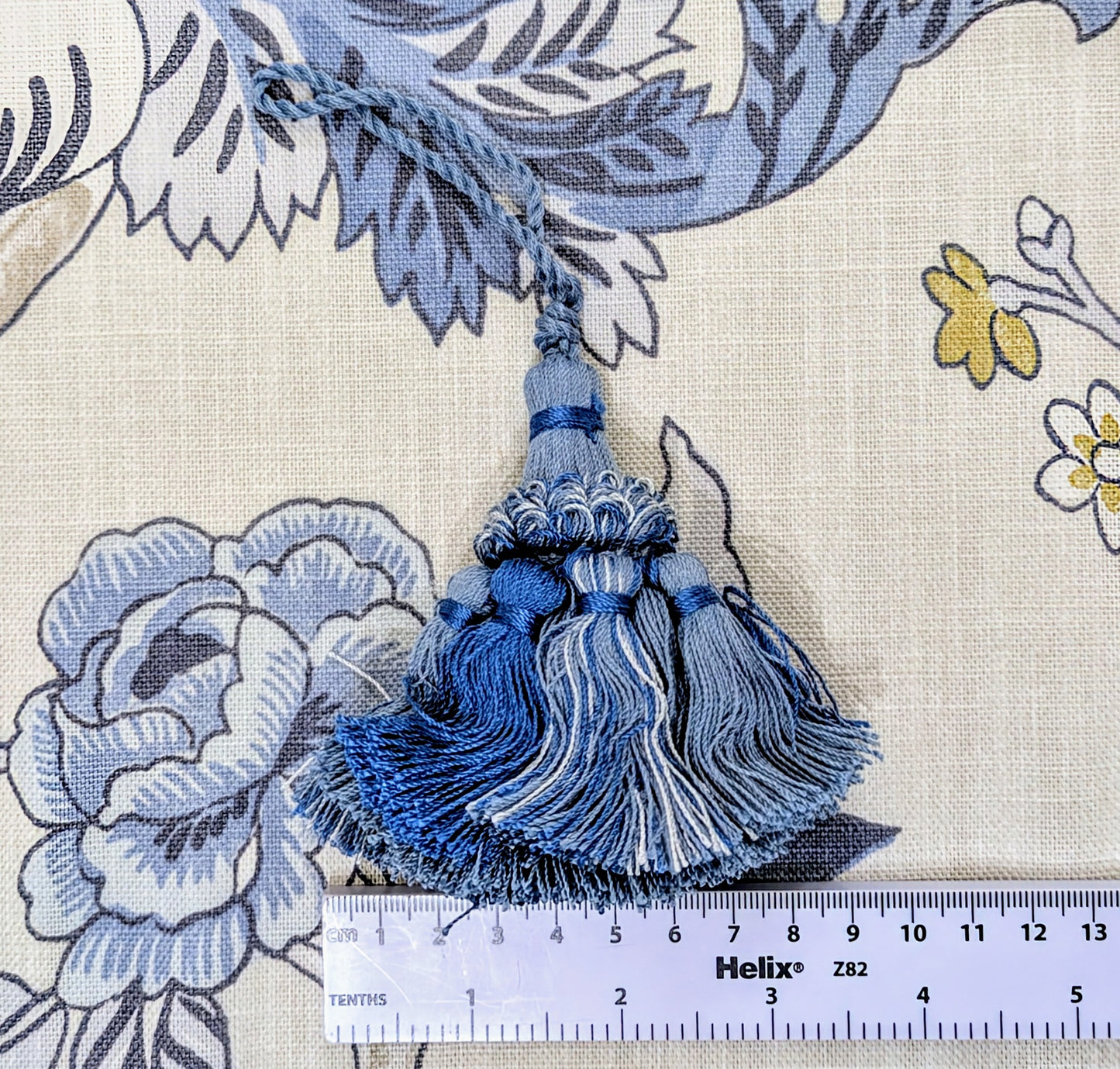 Blue Ottoman Key Tassel / Decorative Tassel