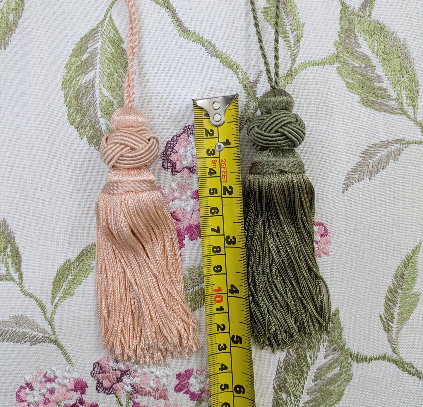 Green or Pink Turks Head Tassel - REDUCED