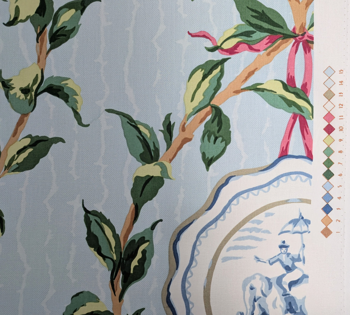 Rare 'Le Cirque' Travers fabric designed by Pat Freund