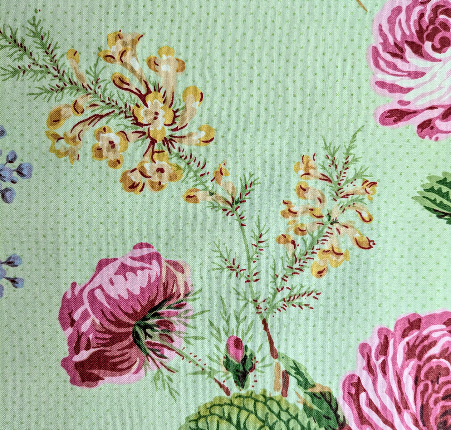 Vintage Glazed Chintz 'Rosemoore' by Design Edition Ltd from 1997 - REDUCED