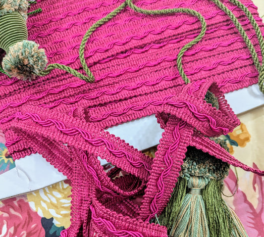 Cerise Braid / Trimming