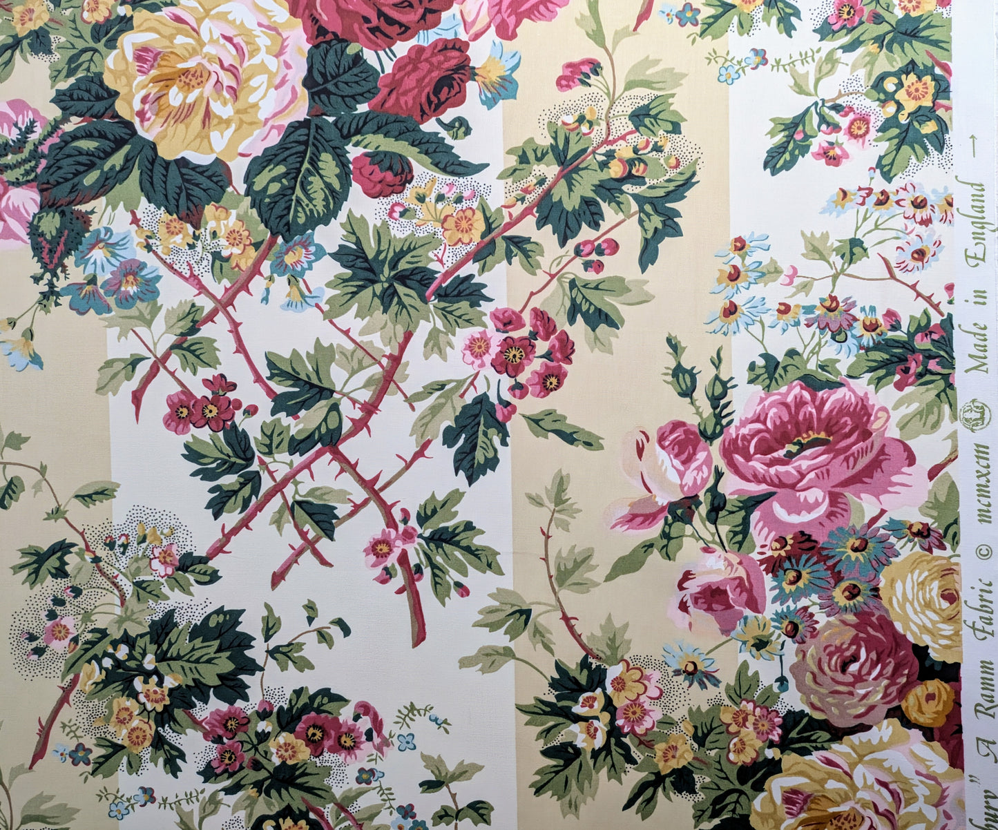 Vintage Glazed Chintz 'Amesbury' by Ramm 1993 - REDUCED