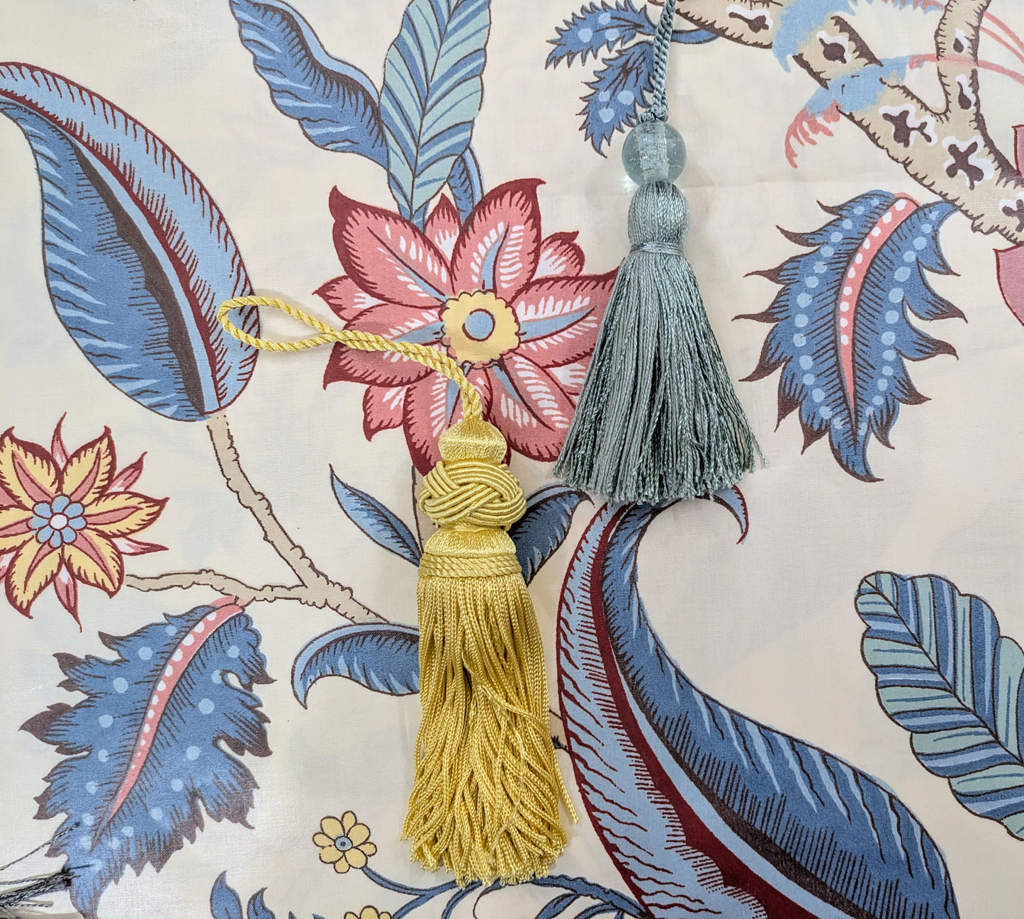 Yellow Turks Head Tassel / Key Tassel / Pull Cord / Cushion Tassel - REDUCED