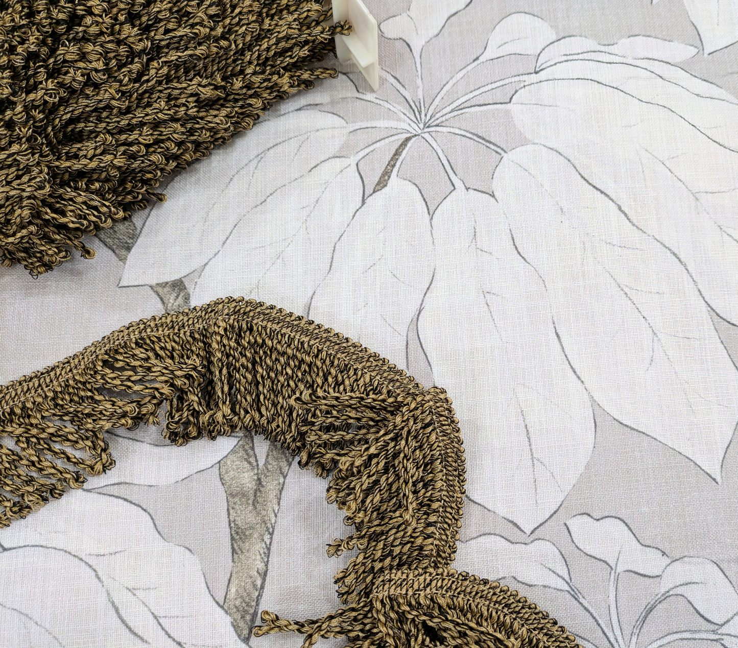 Black & Coffee Colour 'Leopard' Fringe Trim