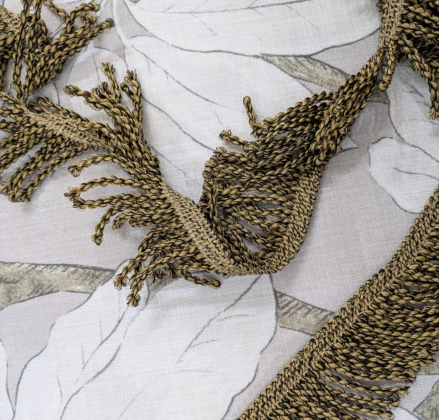 Black & Coffee Colour 'Leopard' Fringe Trim