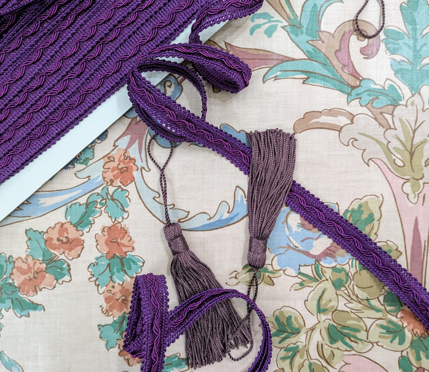 Mulberry Colour Tassels / Key Tassels / Cushion Tassels