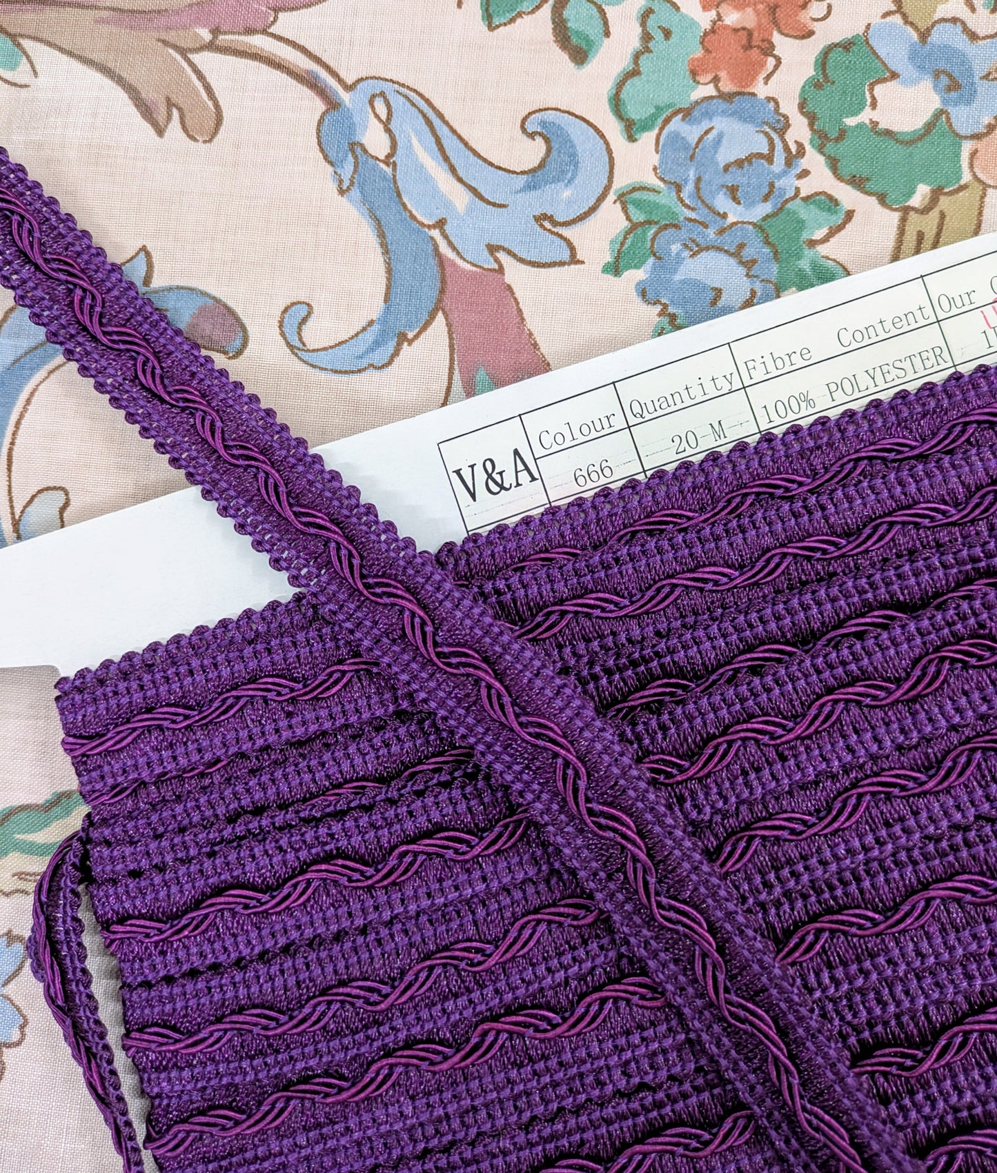 Purple Braid / Trimming