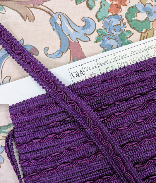 Purple Braid / Trimming