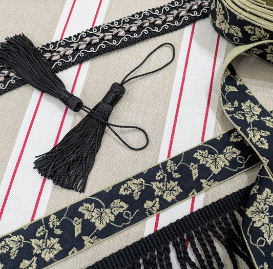Black Tassels & Trimming / Braids / Fringe