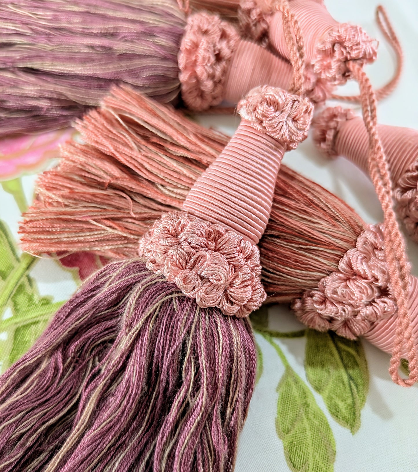 Pink & Mauve Tassels / Key Tassels / Cushion Tassels / Decorative Tassels