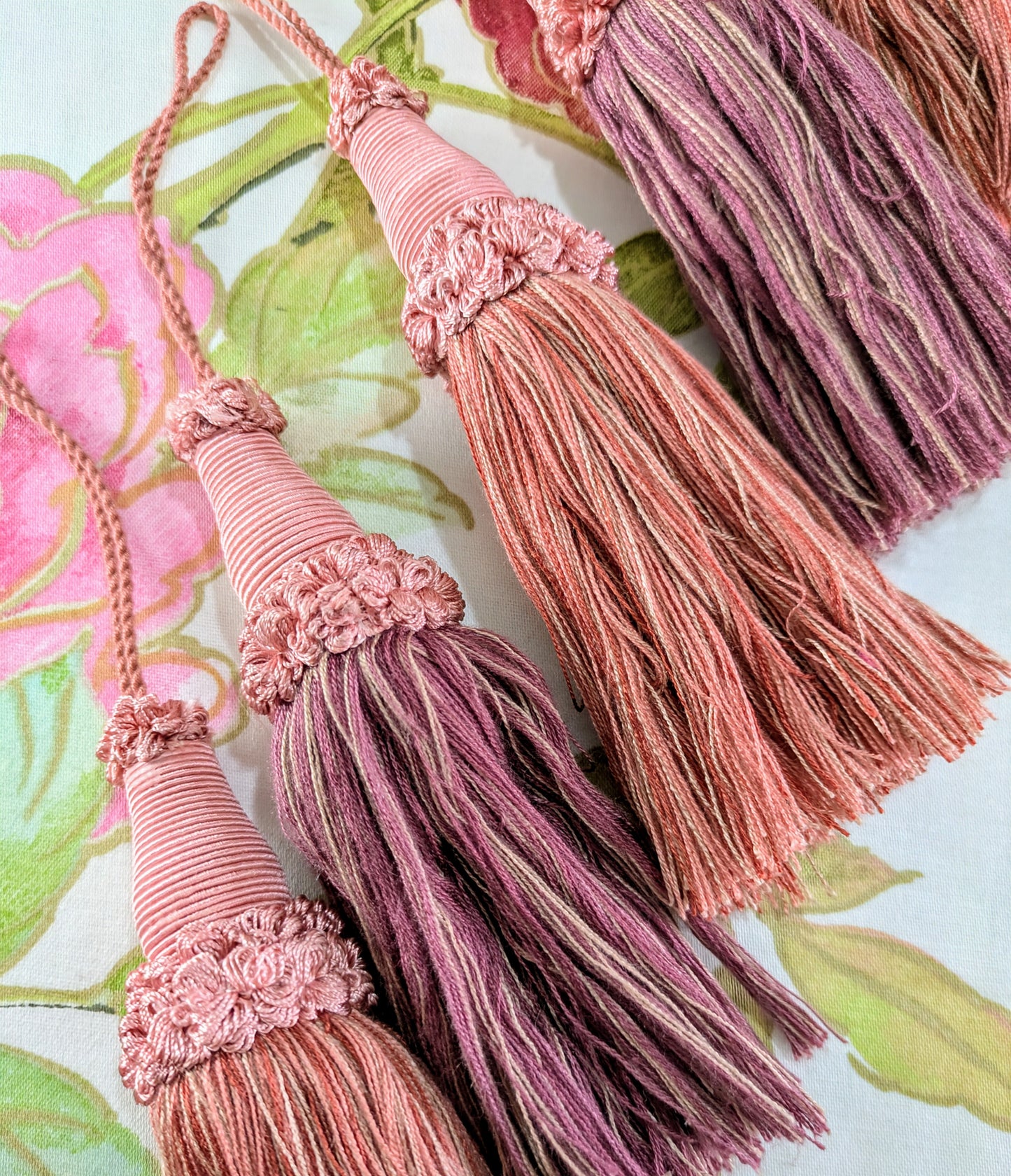 Pink & Mauve Tassels / Key Tassels / Cushion Tassels / Decorative Tassels