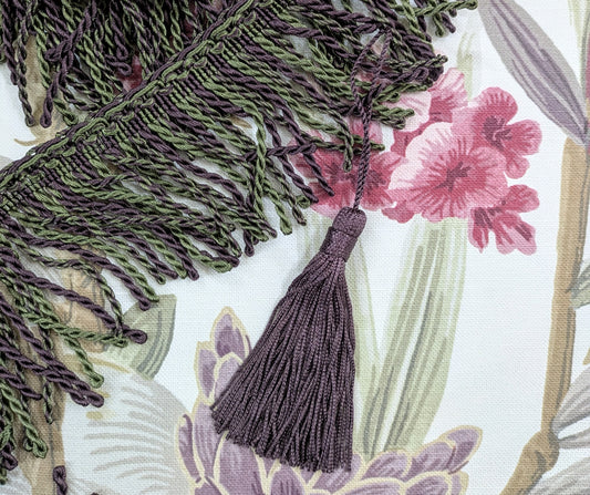 Mulberry Colour Tassels / Key Tassels / Cushion Tassels