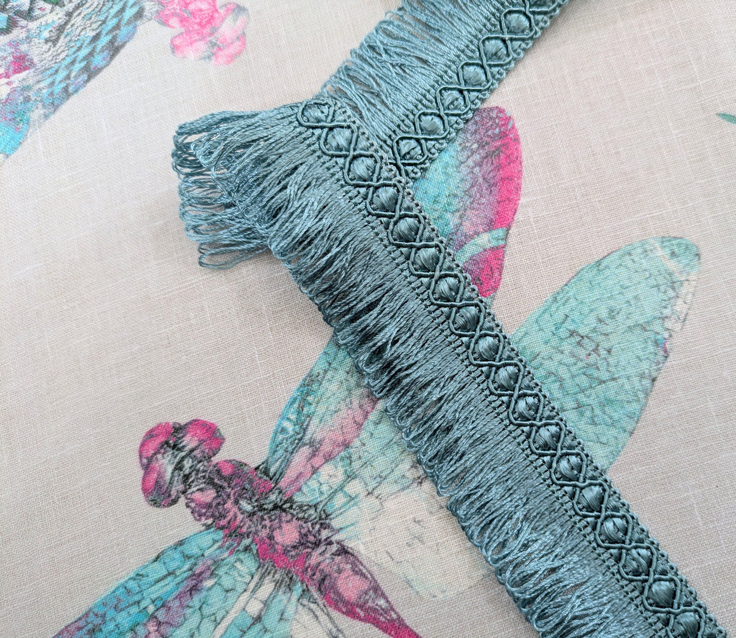 Blue Fringe Trimming