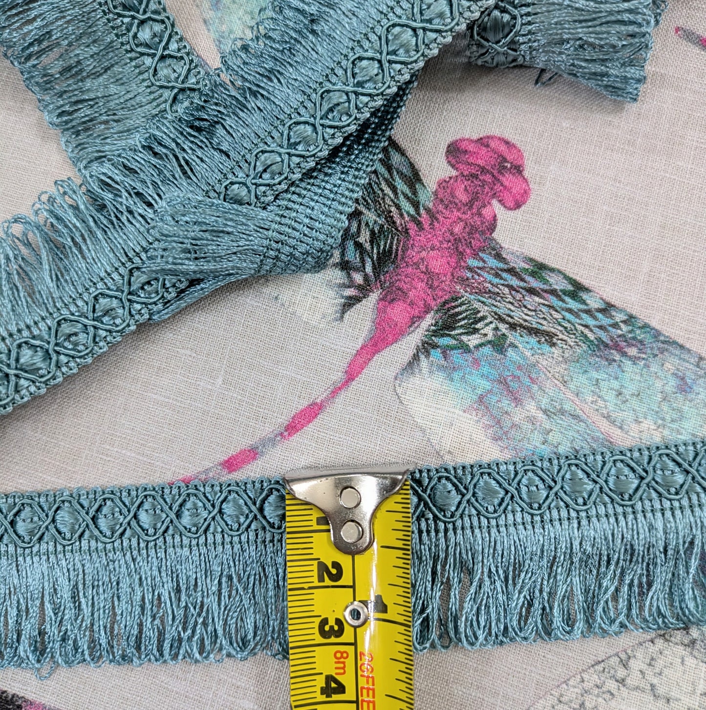 Blue Fringe Trimming