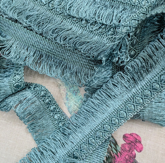 Blue Fringe Trimming