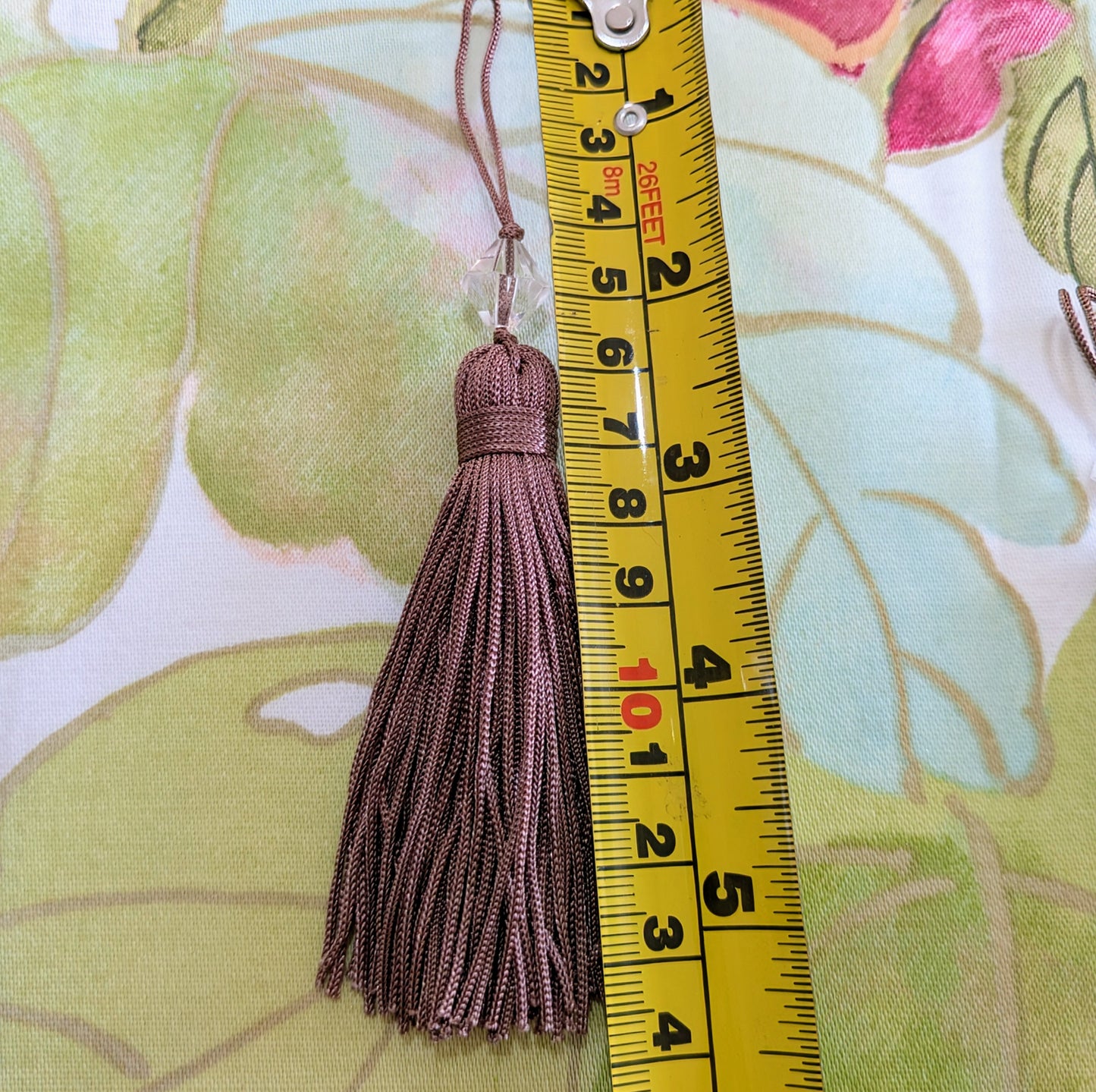 Mocha Beaded Tassel