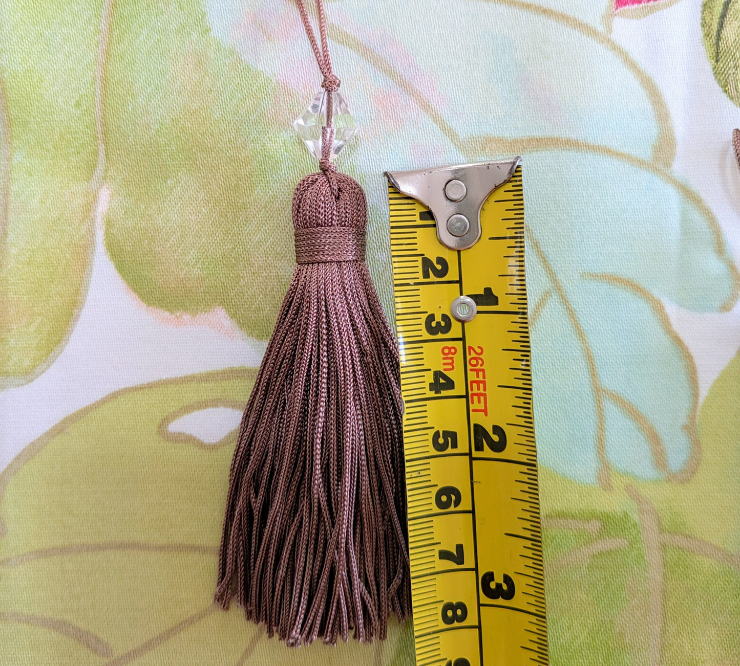 Mocha Beaded Tassel