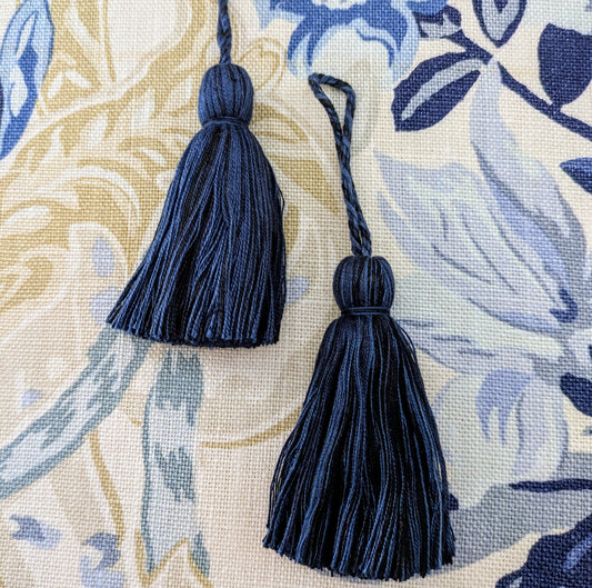 Navy Blue Tassels / Key Tassels / Cushion Tassels
