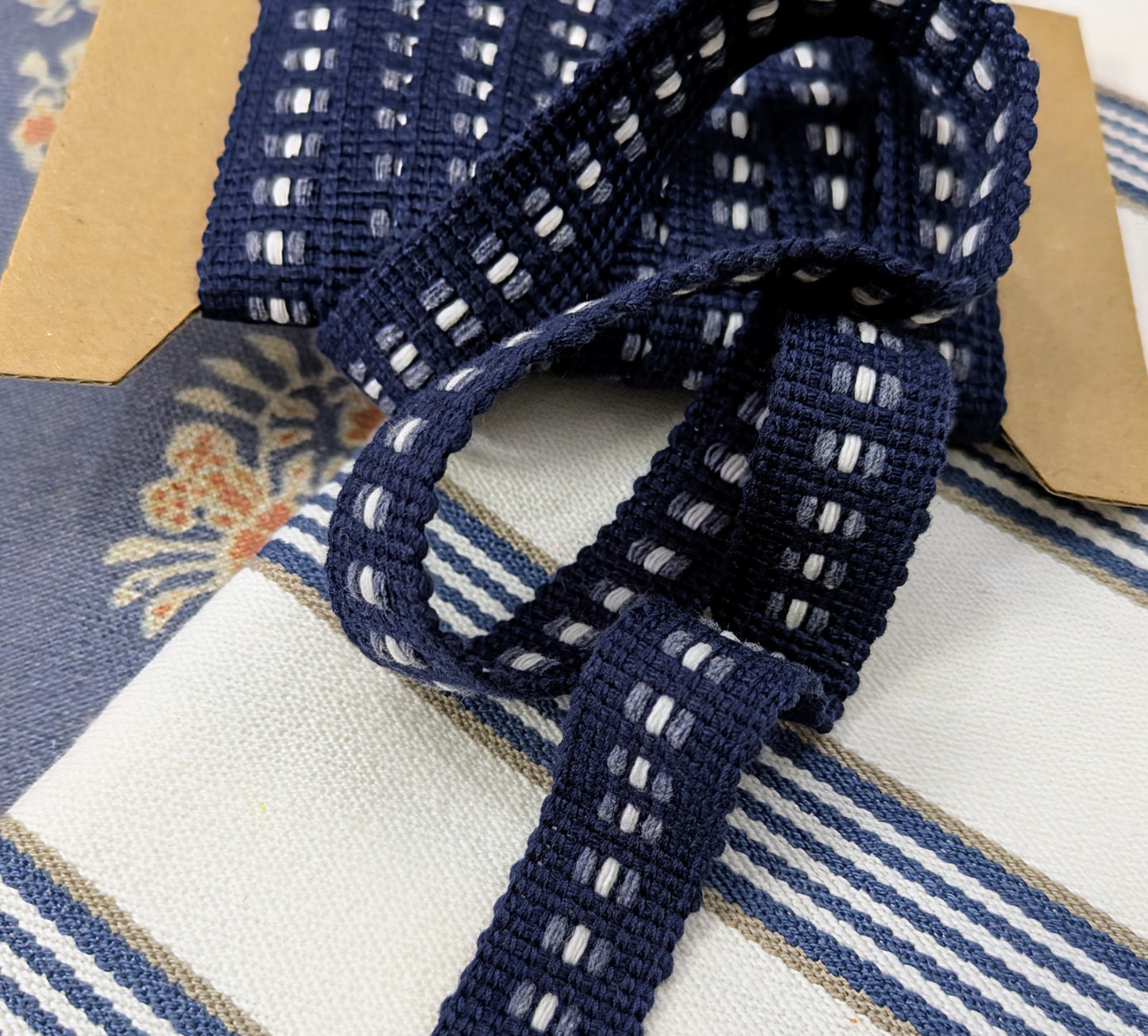 Navy Blue Braid / Trimming 4m remnant