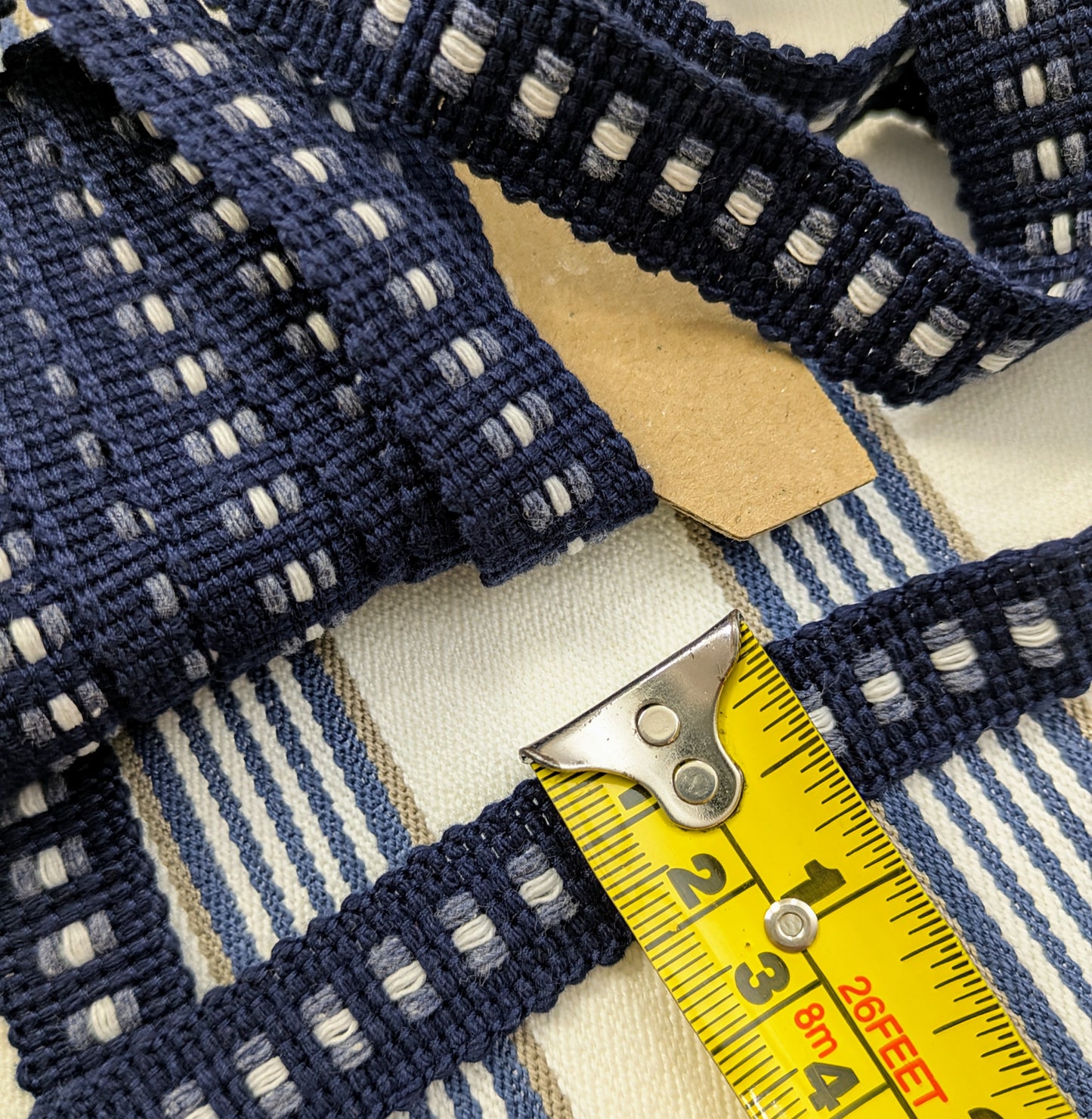 Navy Blue Braid / Trimming 4m remnant