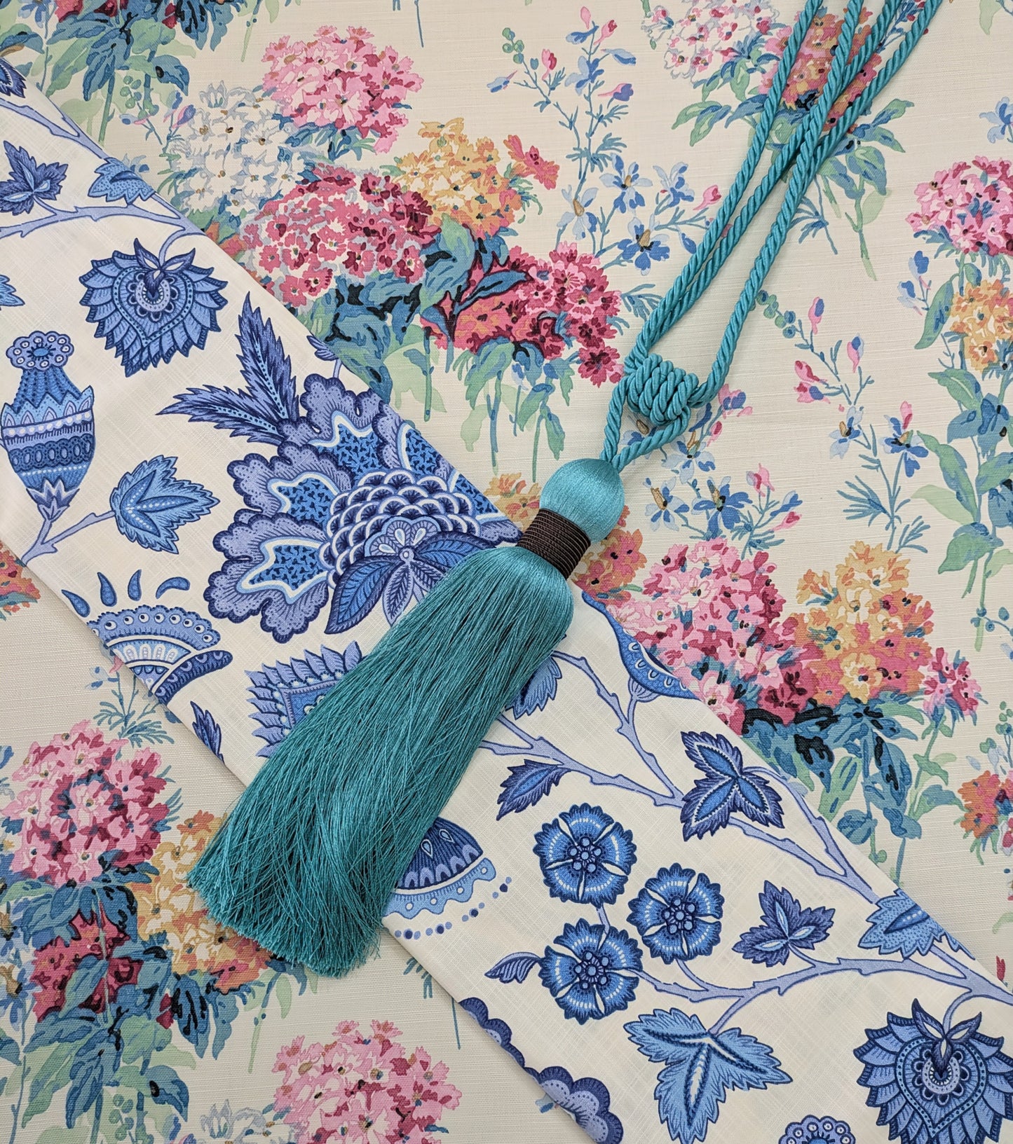 Teal  Curtain Tieback