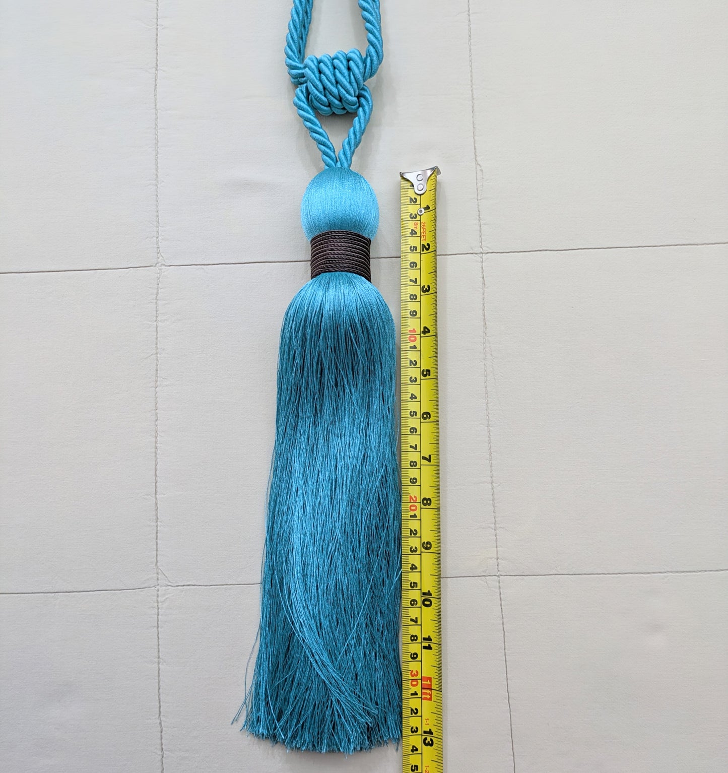 Teal  Curtain Tieback