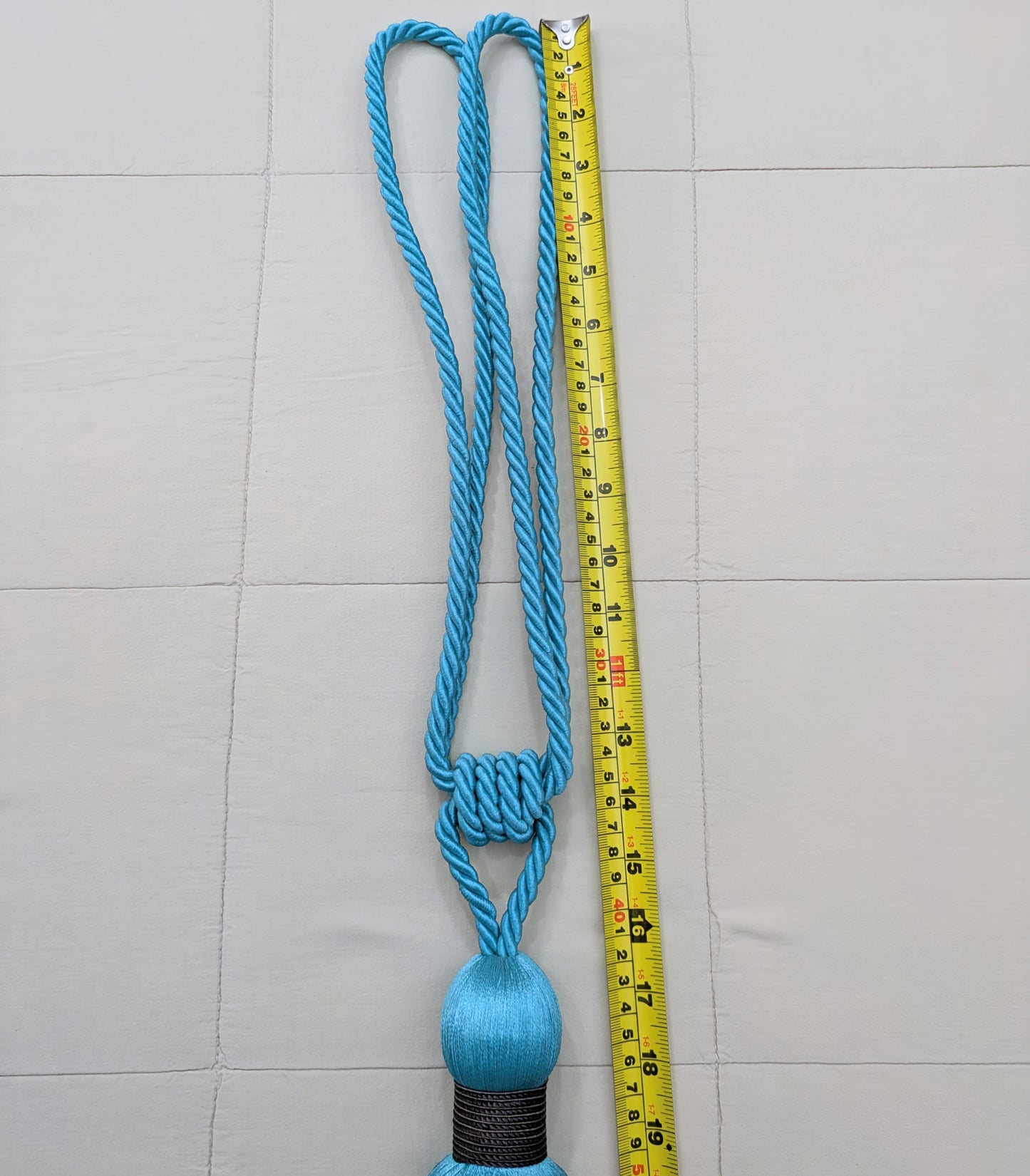 Teal  Curtain Tieback