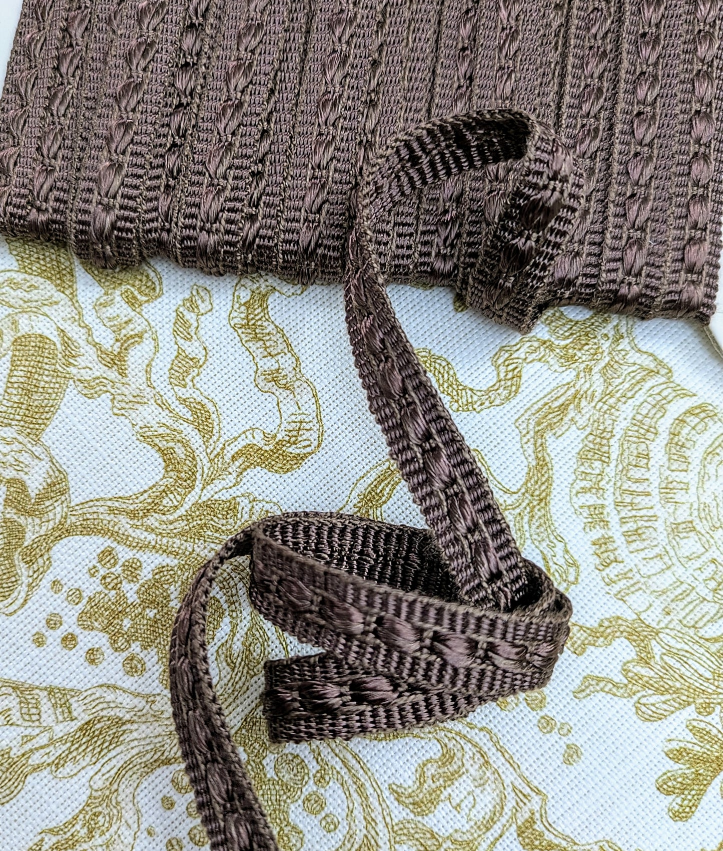 Chocolate Brown Braid / Trimming for Soft Furnishings & Upholstery