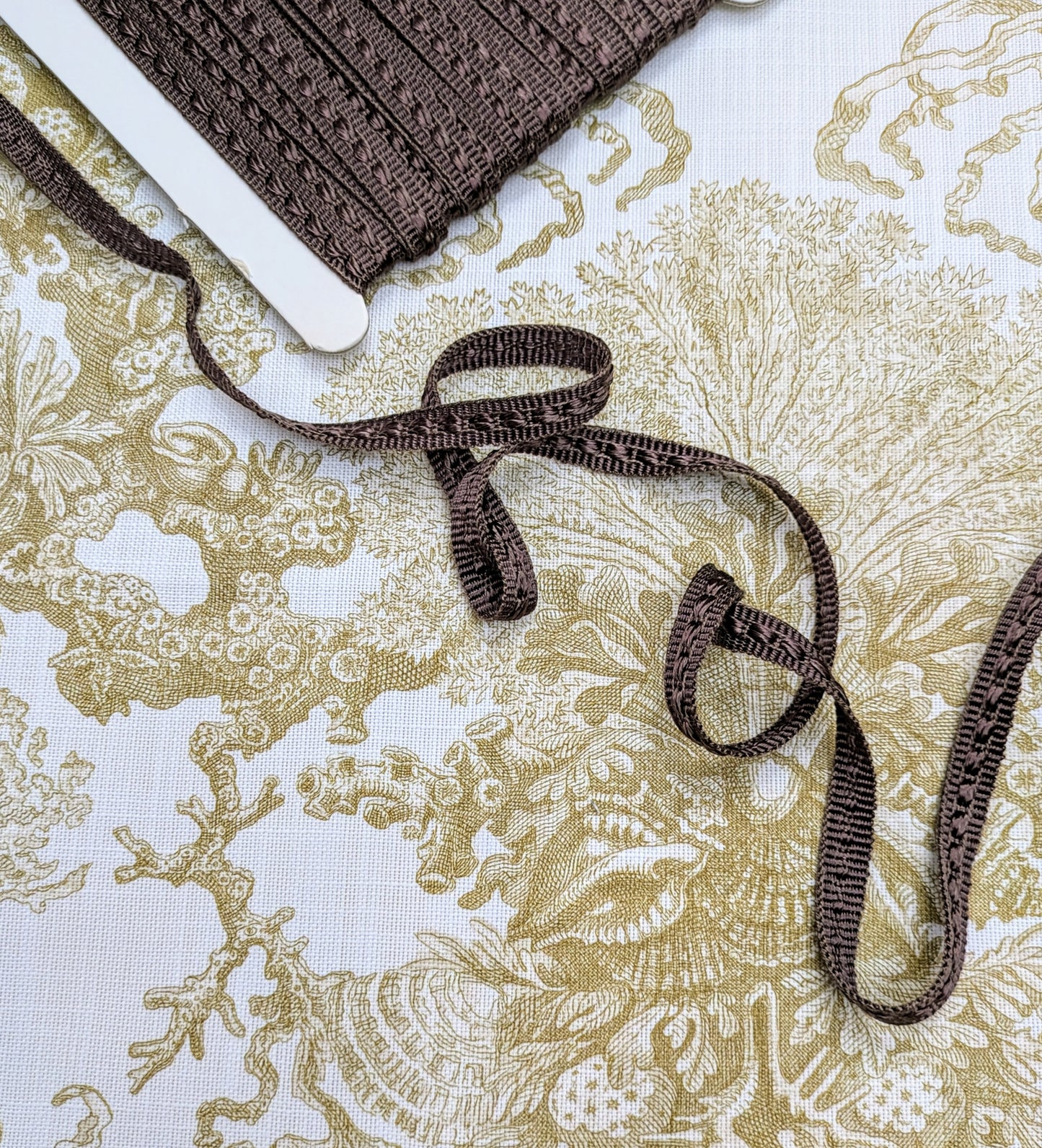 Chocolate Brown Braid / Trimming for Soft Furnishings & Upholstery
