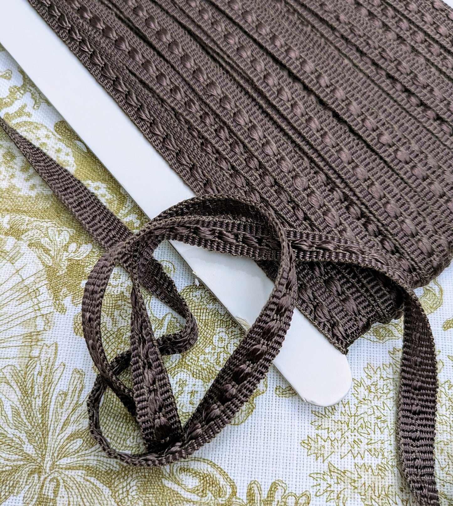 Chocolate Brown Braid / Trimming for Soft Furnishings & Upholstery