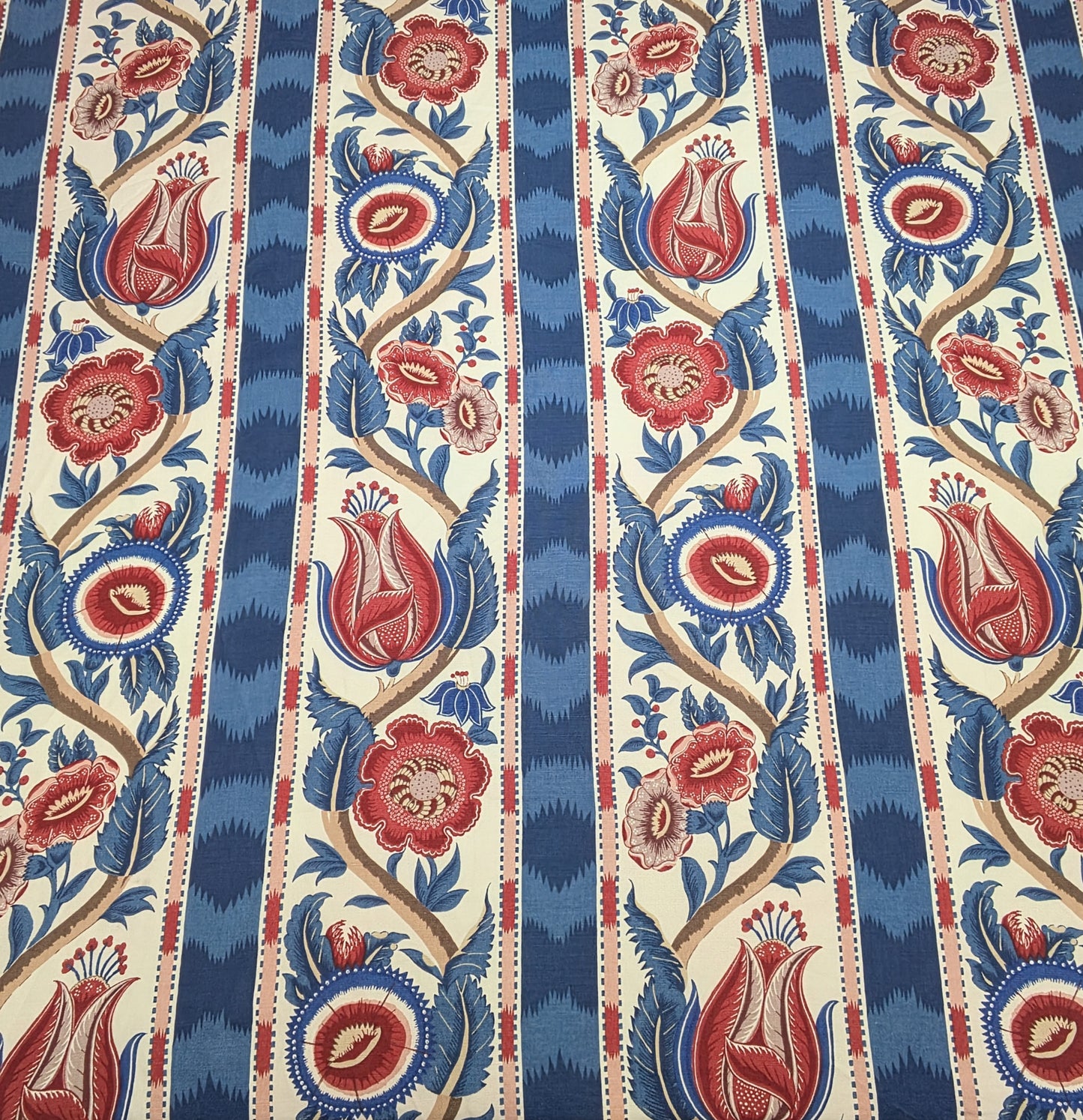 Rare, Brunschwig & Fils Wickham Stripe - 5.4 metre Remnant