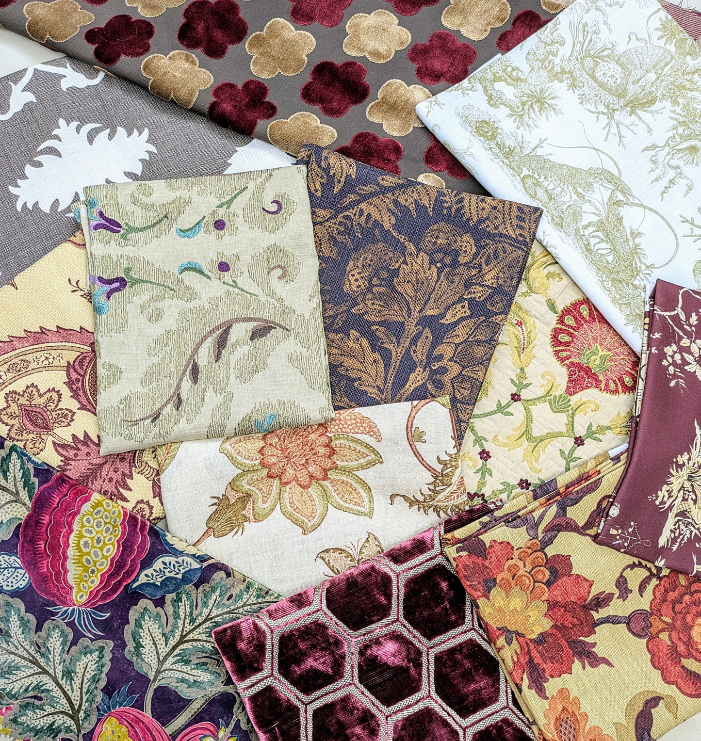 Large Bundle of Designer Remnants for DIY / Craft / Cushion Making