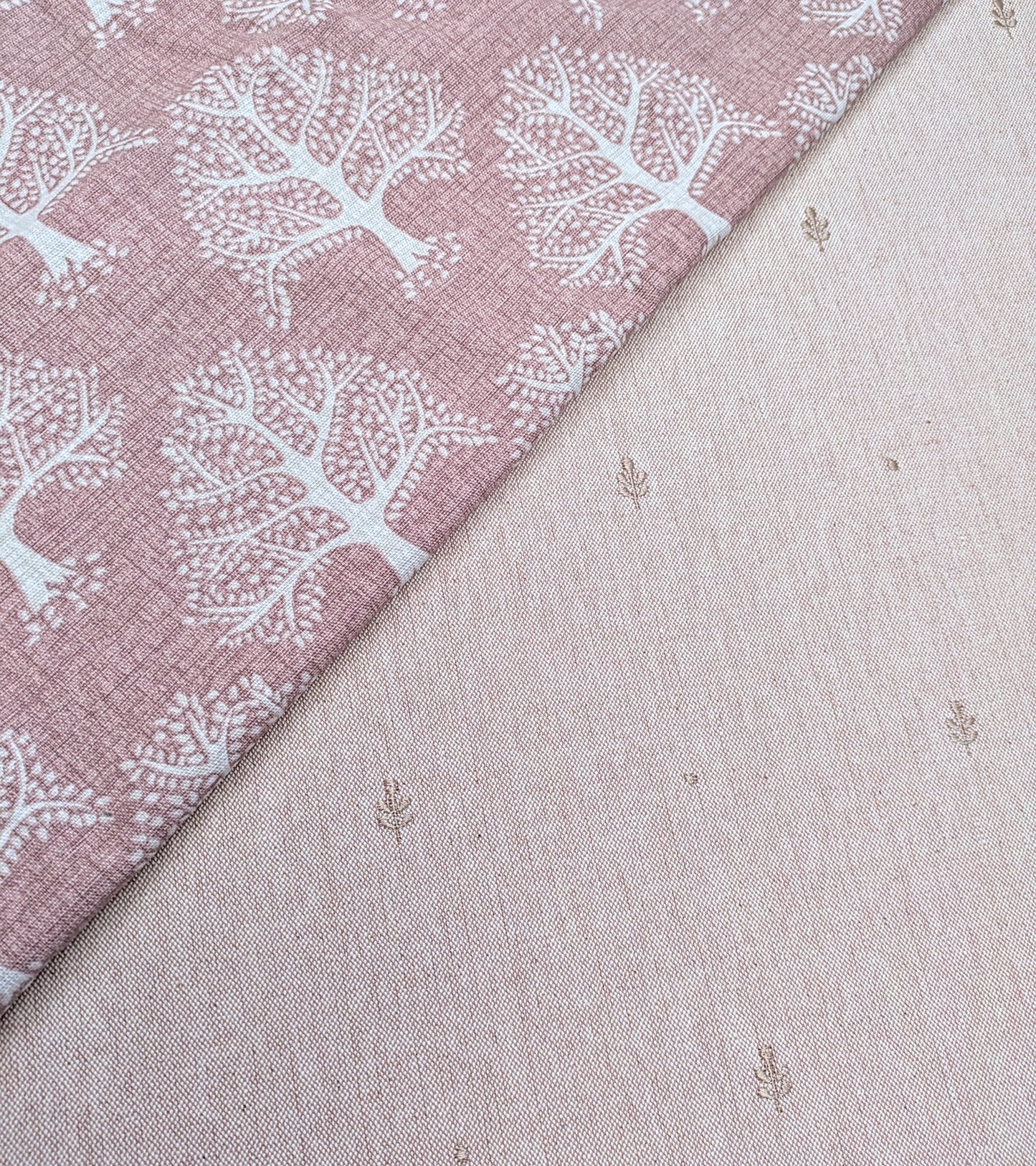 Susie Watson - Rose Embroidered Leaf 1.25m Remnant