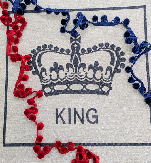 King Cushion Cover Panel for DIY Cushion Makers / Crafters