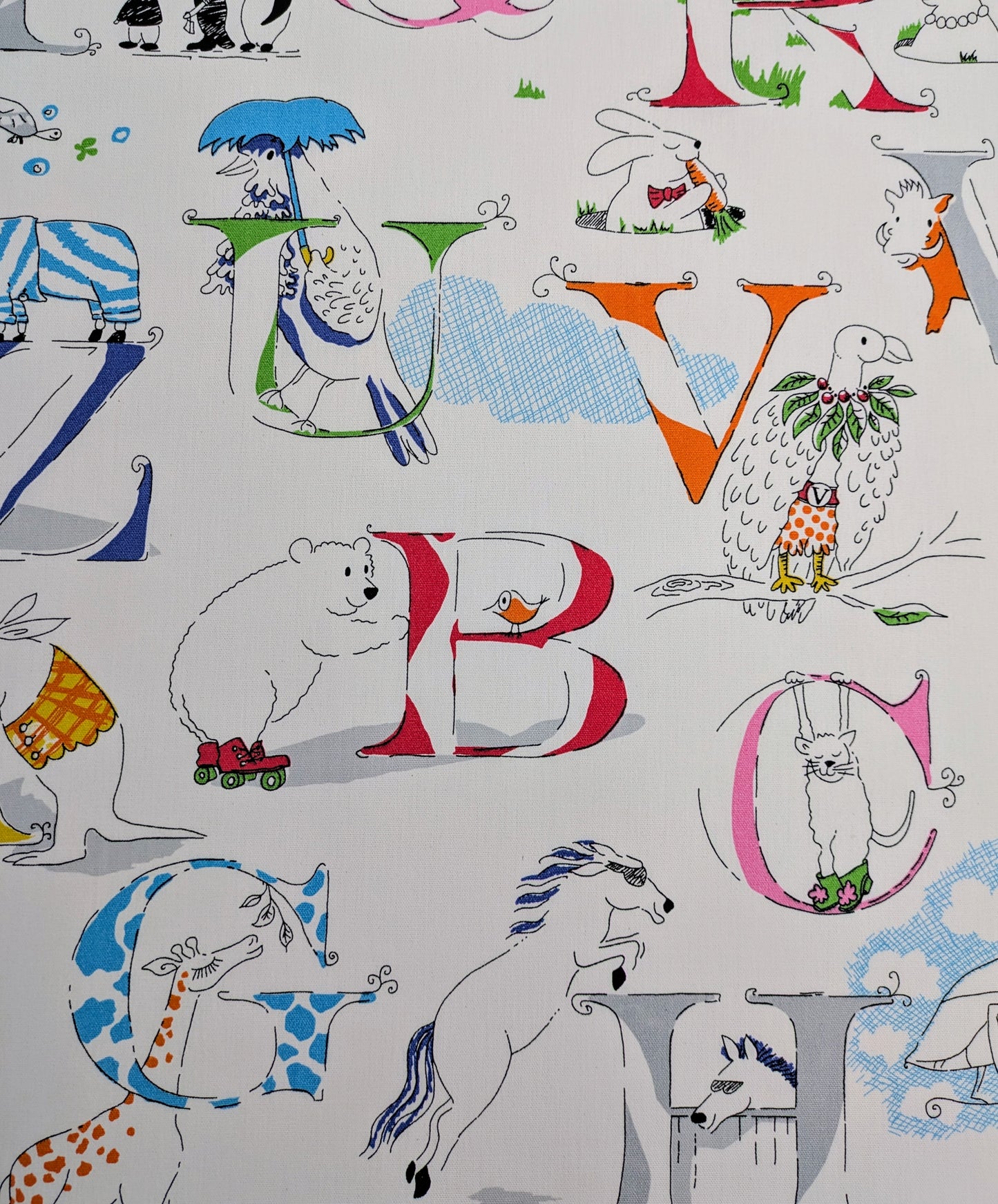 Alphabet Zoo by Sanderson - Discontinued Fabric