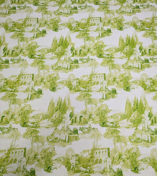 Anastacia, Toile Fabric by Clarke & Clarke 2.9m remnant - Discontinued Fabric