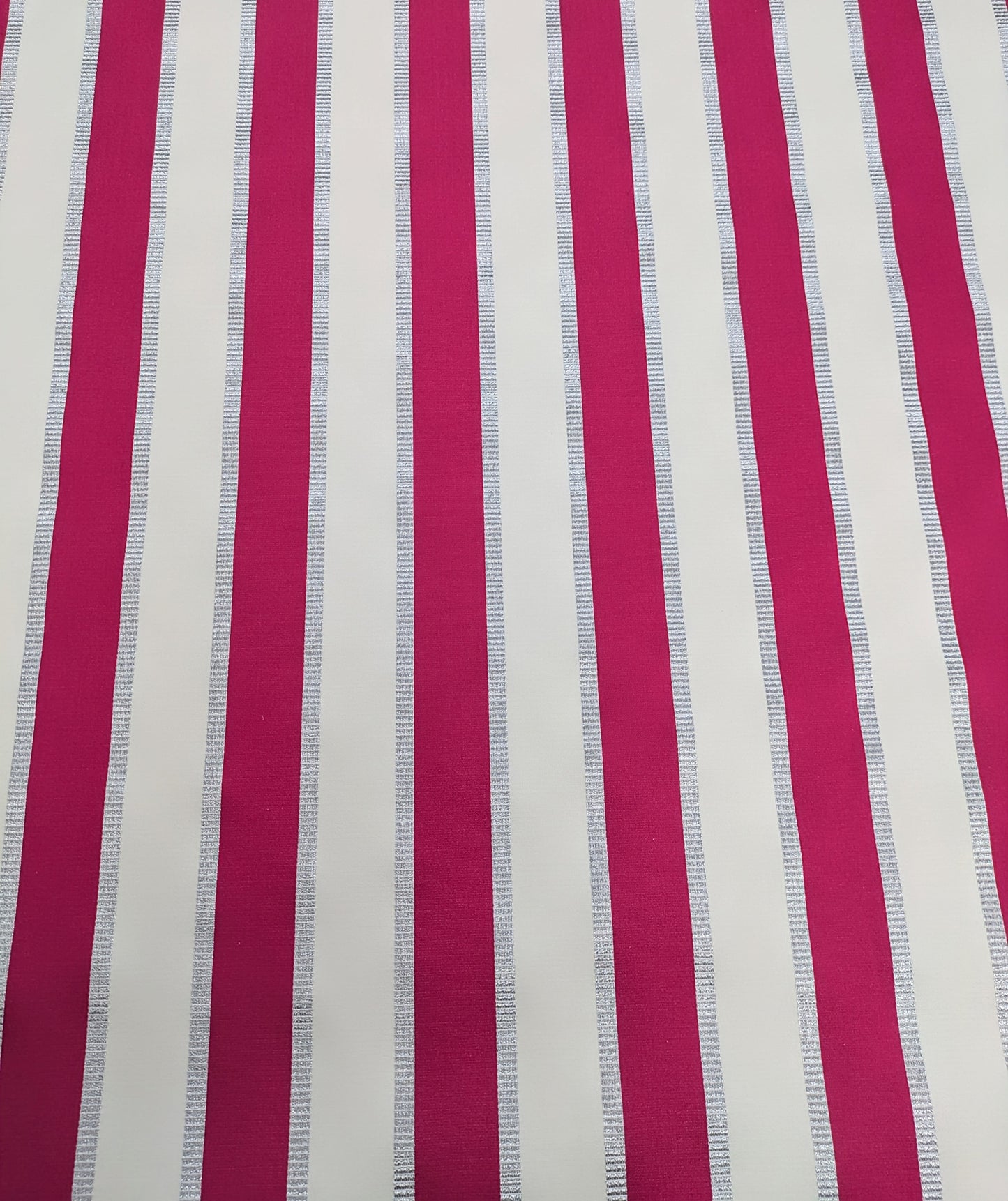 Fuchsia Pink Stripe by Clarke & Clarke - Discontinued Fabric
