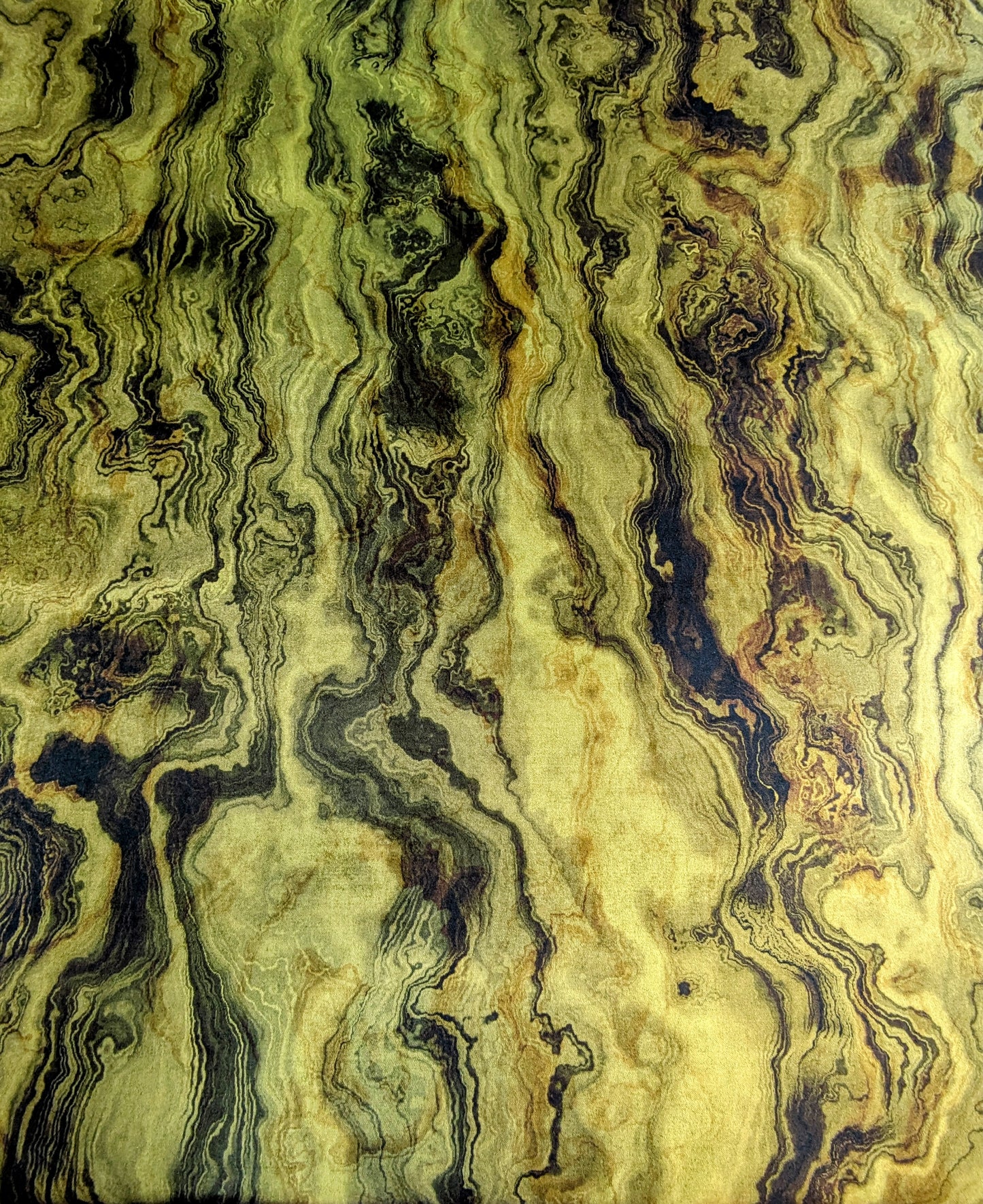 Dark Green Marble Velvet by Swaffer 2.2m remnant
