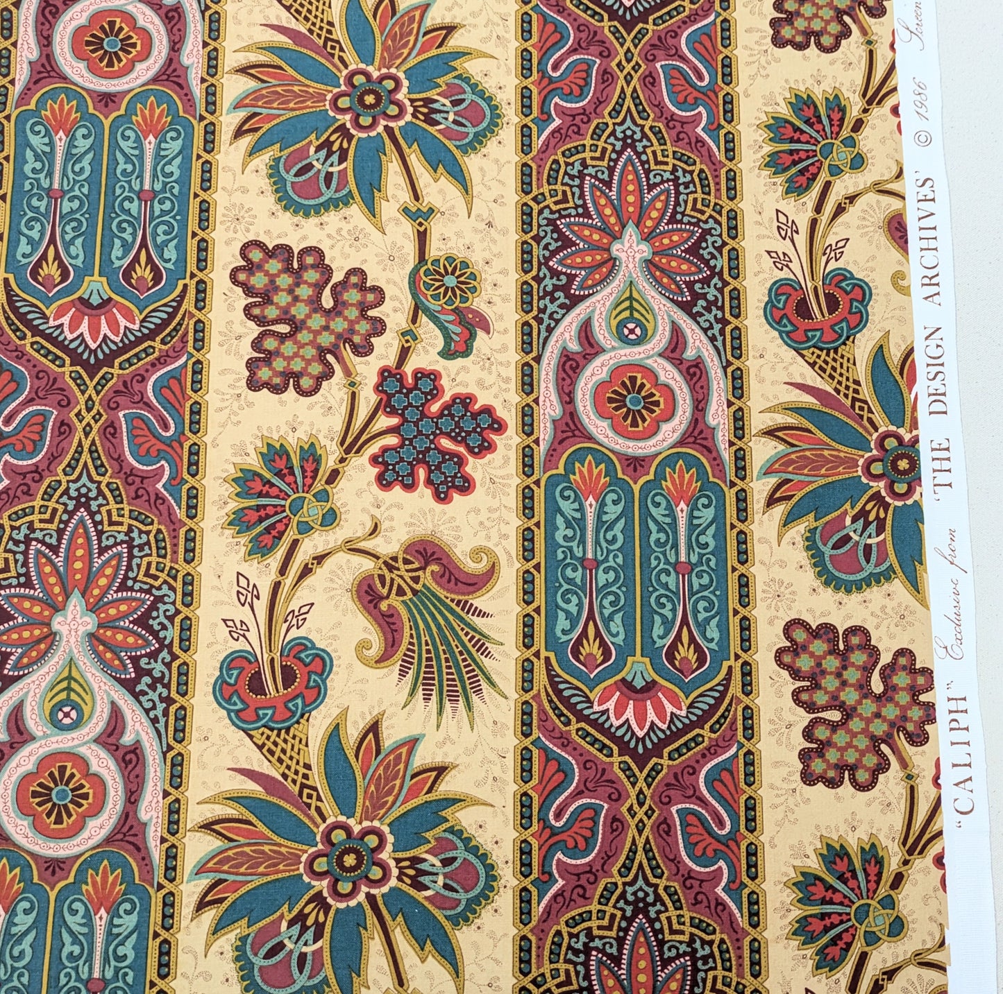 Caliph by The Design Archives from 1986 - Vintage Fabric, 2m Remnant