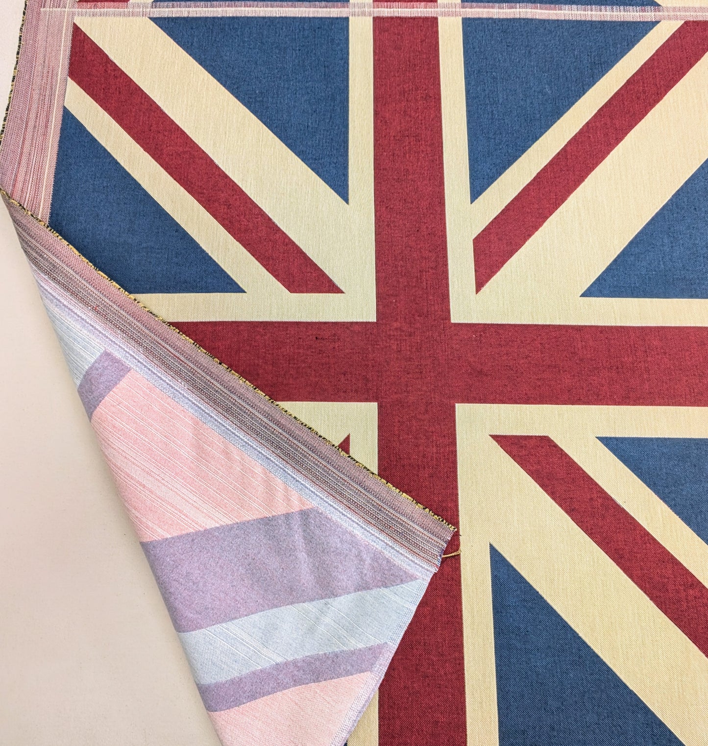 Union Jack Flag Fabric for DIY Cushion / Craft Projects / Upholstery